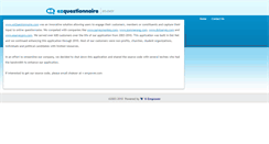 Desktop Screenshot of ezquestionnaire.com